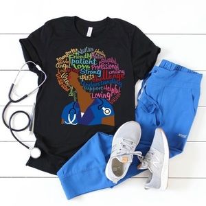 Afro Nurse Tee